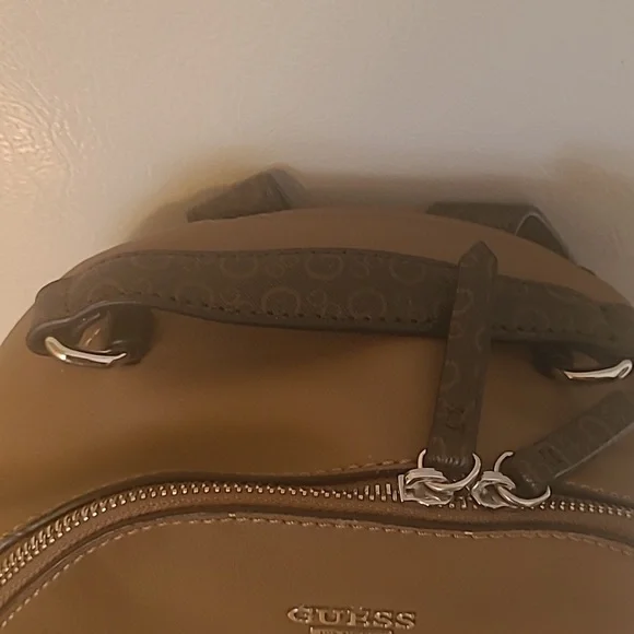 GUESS Brown Mini Backpack - Picture 2 of 7